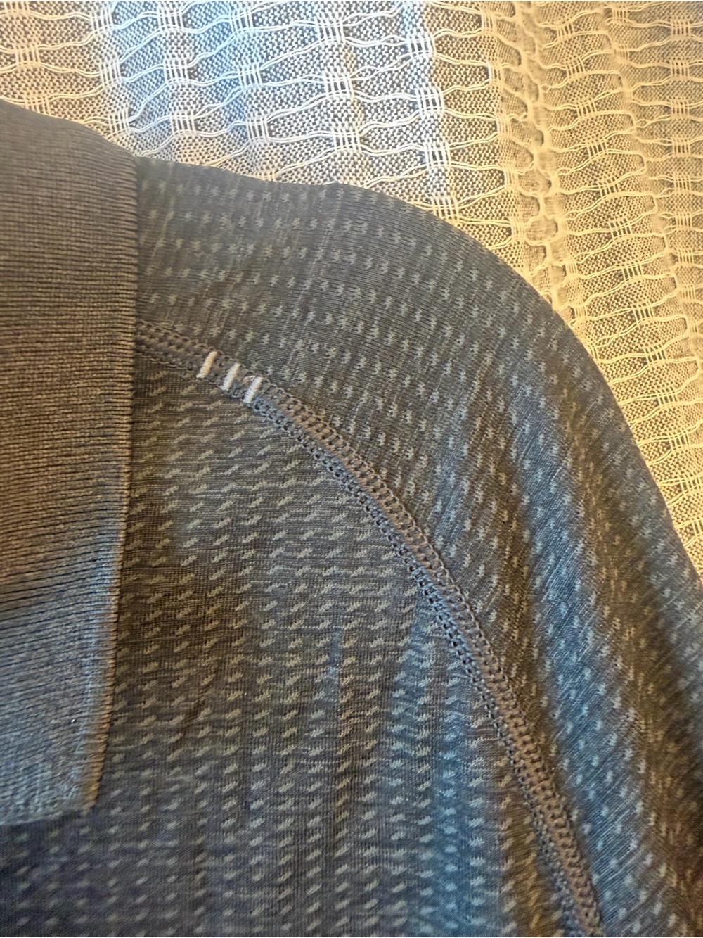 NWT - Lululemon Men's Gray Metal Vent Tech Polo - Picture 4 of 7